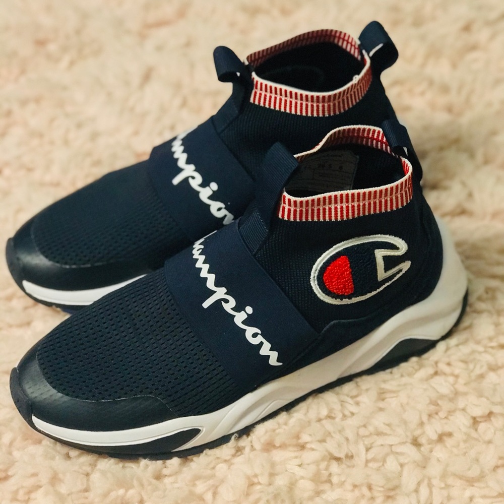 Champion Men’s Rally Pro Navy Blue and White